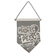 Punk New York Anti-war Illustration Pattern Canvas Flag Hanging Wall Art Decor Banner Punk New York Anti-war Illustration Pattern Canvas Flag Hanging Wall Art Decor Banner