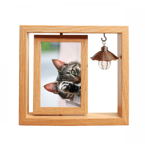 Animal Activity Cat Photograph Picture Wooden Rotating Picture Photo Frame 4x6 Animal Activity Cat Photograph Picture Wooden Rotating Picture Photo Frame 4x6