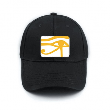 Ancient Egypt Eye Decoration Pattern Hat Classic Adjustable Black Baseball Cap