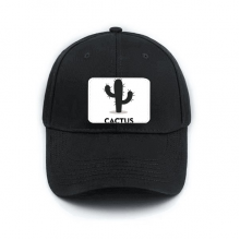 Cactus Green  Succulents Outline Hat Classic Adjustable Black Baseball Cap