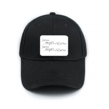 Math Kowledge Cosine Integral Formula Hat Classic Adjustable Black Baseball Cap