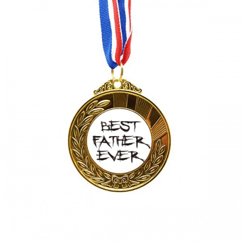 Best Father Ever Dad Festival Quote Gold Award Winner Medal First Place Ribbon Best Father Ever Dad Festival Quote Gold Award Winner Medal First Place Ribbon