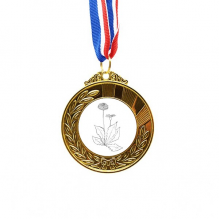 dandelion flower Gold Award Winner Medal First Place Ribbon dandelion flower Gold Award Winner Medal First Place Ribbon