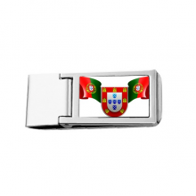 Portugal National Emblem Country Symbol Slim Money Clip Stainless Holder Pocket Wallet Portugal National Emblem Country Symbol Slim Money Clip Stainless Holder Pocket Wallet