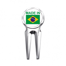 巴西国旗国家制造 高尔夫球叉果岭叉位标修复工具