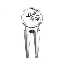 万圣节黑色蜘蛛网 高尔夫球叉果岭叉位标修复工具