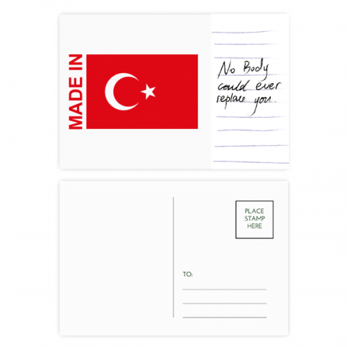 Turkey Country Love Postcard Card Important Person Anniversary