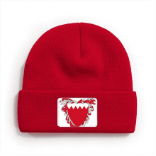 Manama Bahrain National Emblem Beanie Hat Warm Cozy Knitted Cuffed Skull Cap