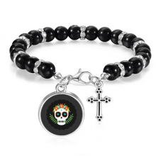 墨西哥亡灵节骷髅 串珠手链礼物珠子手串