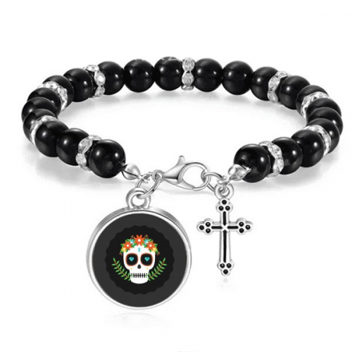 墨西哥亡灵节骷髅 串珠手链礼物珠子手串