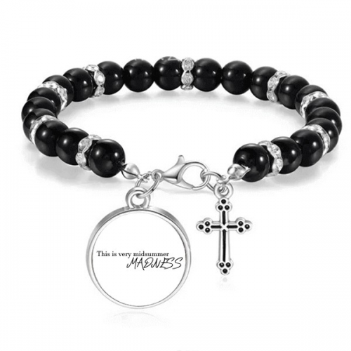 世界即舞台莎士比亚名句 串珠手链礼物珠子手串