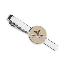 狗宠物报纸阅读 领带夹子别针扣商务礼品