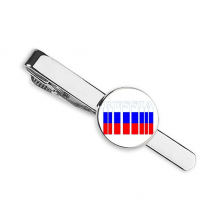 旗帜国家文字俄罗斯 领带夹子别针扣商务礼品