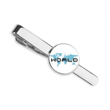 地图世界国家美国 领带夹子别针扣商务礼品