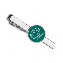 画板颜色画笔涂抹形象 领带夹子别针扣商务礼品