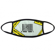 bar code effect fracture art deco fashion unisex fdust proof cotton head warning mask bar code effect fracture art deco fashion unisex fdust proof cotton head warning mask