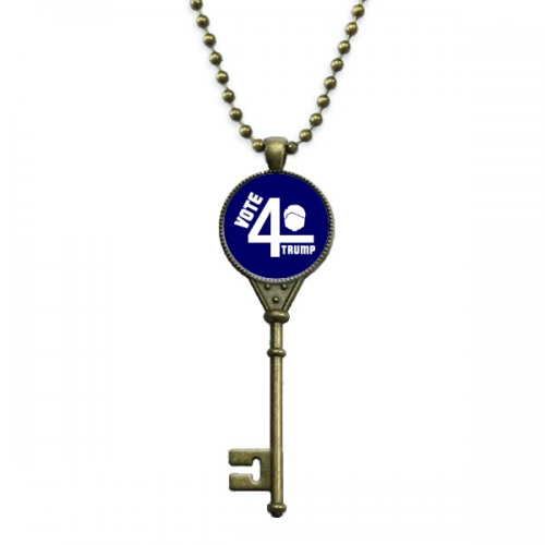 vote donald great election key necklpendant tray embellished chain vote donald great election key necklpendant tray embellished chain