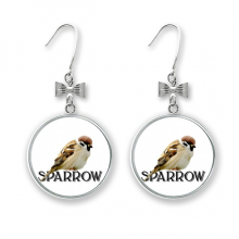 food sleep sparrows birds bow ears drop stud pierced hook