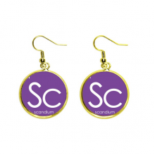 chestry elements period table transition metals scandium sc ear dangle en drop ear jewelry woman chestry elements period table transition metals scandium sc ear dangle en drop ear jewelry woman