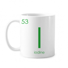 Chestry Elements Period Table Halogens Element Iodine I Mug Pottery Cerac Coffee Porcelain Cup Tableware