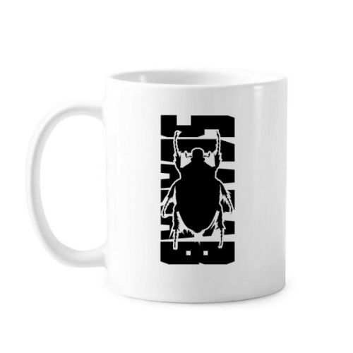 Insect Harm Fears Animal Beetles Mug Pottery Cerac Coffee Porcelain Cup Tableware