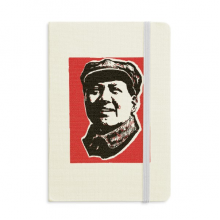 Chinese Red Education Middle-aged Propaganda Notebook Official Fabric Hard Cover Classic Journal Diary