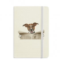 狗宠物报纸阅读 硬质笔记本办公记事本子学生用