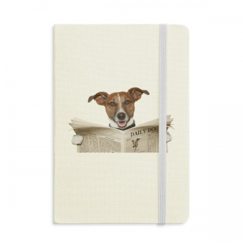 狗宠物报纸阅读 硬质笔记本办公记事本子学生用