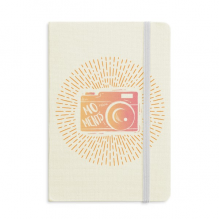 Camera Color Stereo Photography Notebook Official Fabric Hard Cover Classic Journal Diary