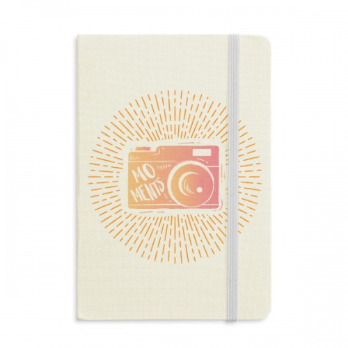 Camera Color Stereo Photography Notebook Official Fabric Hard Cover Classic Journal Diary