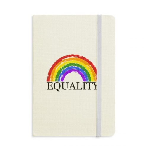 Gender Difference And Identity Rainbow Equality Notebook Official Fabric Hard Cover Classic Journal Diary