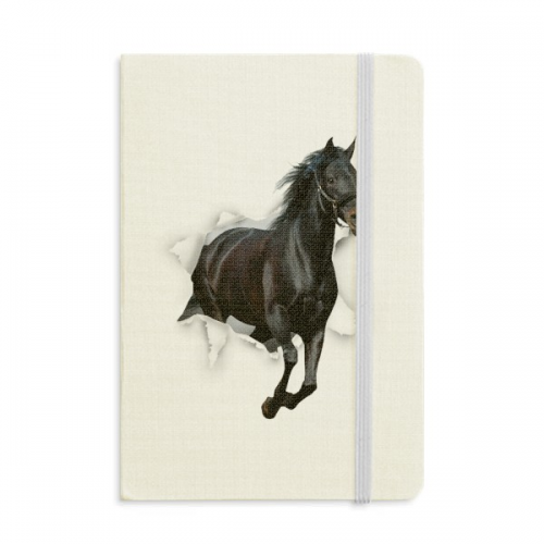 Animal Paper Break Shocks Horses Notebook Official Fabric Hard Cover Classic Journal Diary Animal Paper Break Shocks Horses Notebook Official Fabric Hard Cover Classic Journal Diary