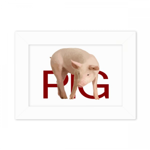 Pig Breeding Animals Art Deco Fashion Photo Mount Frame Picture Art Painting Desktop 5x7 inch Pig Breeding Animals Art Deco Fashion Photo Mount Frame Picture Art Painting Desktop 5x7 inch