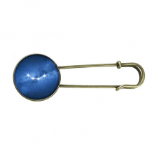 Born Lucky Beautiful Lucky Stars Retro Metal Brooch Pin Clip Jewelry