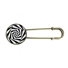 Optical Illusion Art Deco Fashion Retro Metal Brooch Pin Clip Jewelry Optical Illusion Art Deco Fashion Retro Metal Brooch Pin Clip Jewelry