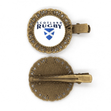 橄榄球苏格兰运动 发夹头饰胸针毛衣针夹子