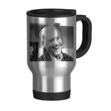 American USA President Mock Contempt Travel Mug Flip Lid Stainless Steel Cup Car Tumbler Thermos