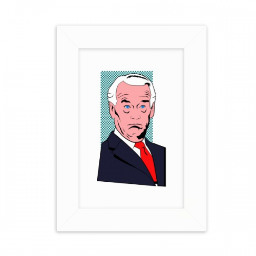 American USA President Serious Shocked Desktop Photo Frame Picture Display Decoration Art Painting