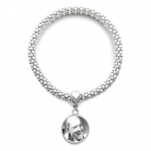 American USA President Mock Contempt Sliver Bracelet Pendant Jewelry Chain Adjustable Bangle