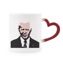 american usa president scorn contempt heat sensitive mug red color changing stware cup american usa president scorn contempt heat sensitive mug red color changing stware cup