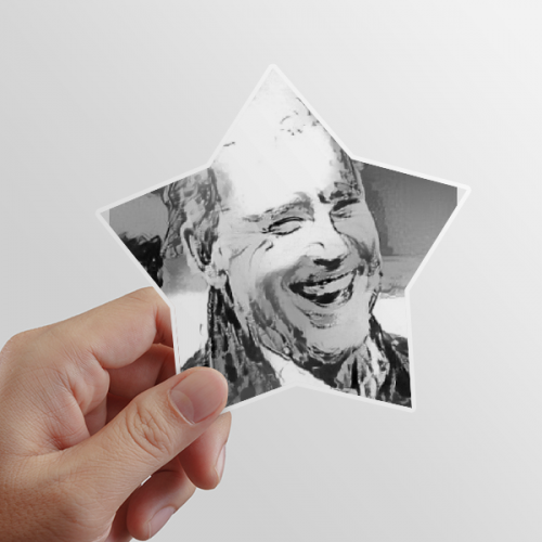 American USA President Mock Contempt Star Sticker Paster Vinyl Car Tags Decoration Decal American USA President Mock Contempt Star Sticker Paster Vinyl Car Tags Decoration Decal