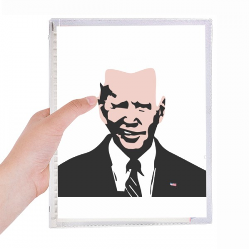 拜登美国总统不屑鄙视 硬质塑料活页笔记本记事本子