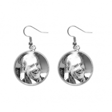 american usa president mock contempt ear dangle ornament drop ear jewelry woman