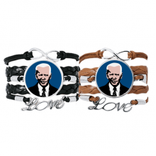 american usa president scorn contempt bracelet hand strap leather wristband double set american usa president scorn contempt bracelet hand strap leather wristband double set