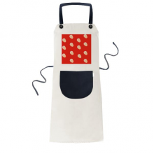 United States President Person Joe Red Profile Apron Adjustable Bib Cotton Linen BBQ Kitchen Pocket Pinafore