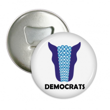 amepresident figure biden blue democracy bottle opener fridge magnet emblem multifunction badge