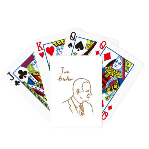 amepresident person joe profile sketch poker playing magic card fun board game