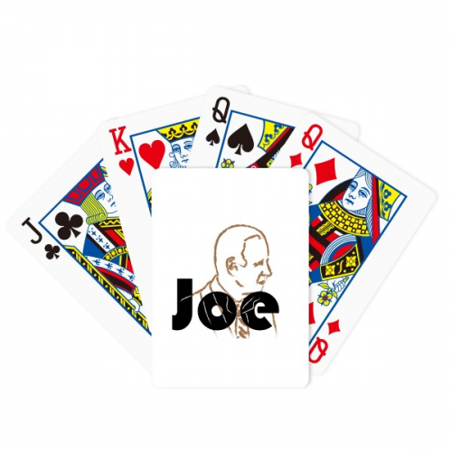 USA President Person Joseph Profile Art Poker Playing Magic Card Fun Board Game