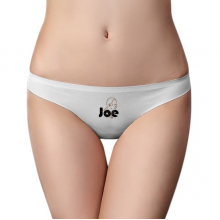 usa president person joseph profile art brief women g-st underwear t-back breathable cool soft panty