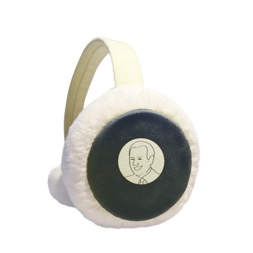 United States President Joe Person Blue Flag Ear Warmer Cable Knit Furry Fleece Earmuff Outdoor United States President Joe Person Blue Flag Ear Warmer Cable Knit Furry Fleece Earmuff Outdoor